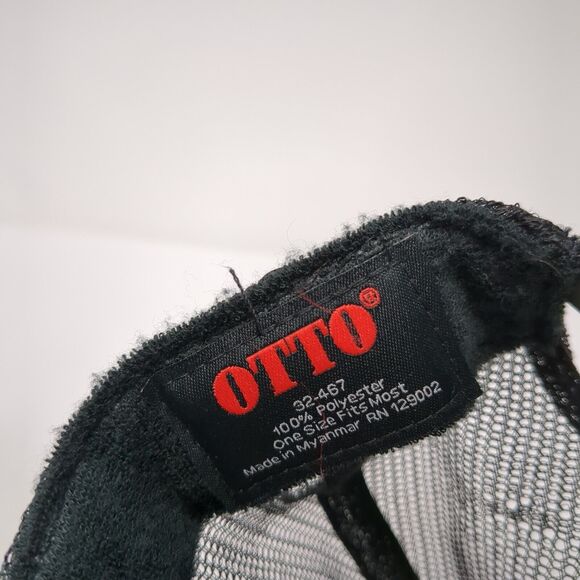 Give'r The Onion Boat Club Snapback Trucker Hat Black OS Adjustable Mesh Otto - Picture 8 of 8